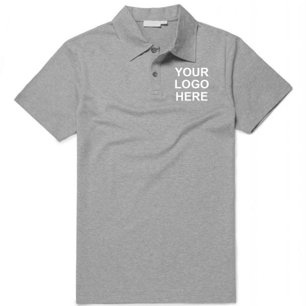Gray color polo t-shirt